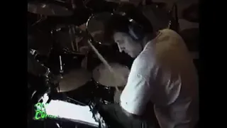 Dave Lombardo - rehearsal "Fall of Sipledome" (The Gathering) with Testament 98