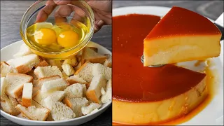 Just Add Egg With Bread, You Can Make Amazing Cold Dessert For Ramadan | Homemade Delicious Dessert