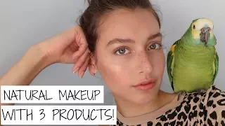 3-Product Natural Everyday Makeup Tutorial | Jessica Clements