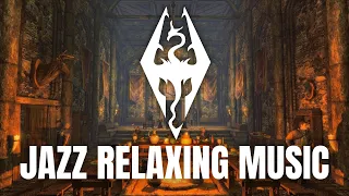 Skyrim Ambience Banquet Hall: Jazz Relaxing Music for Study, Calming, Sleep