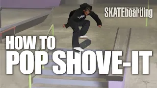 Learn How To Pop Shove-It in 5 Easy Steps! | Skateboarding Tutorial Under 5 Minutes