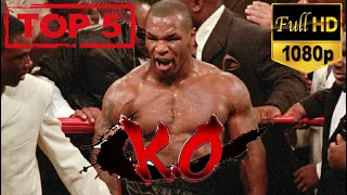 Mike Tyson – Top 5 most brutal knockouts – HD