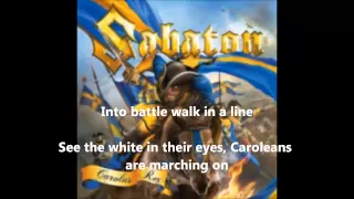 Sabaton-The Carolean's prayer (with lyrics on screen!!)