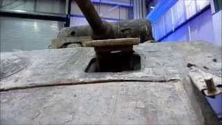 Panther tank wreck at the Auto & Technik Museum Sinsheim
