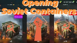 Opening Soviet Containers 🎁 Crates 🎁 Worth it? 🤔 WOTB ⚡ WOTBLITZ ⚡ WORLD OF TANKS BLITZ