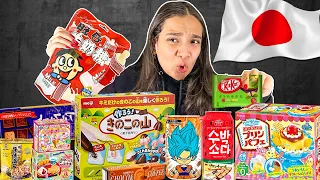 PROVANDO OS DOCES JAPONESES MAIS BIZARROS - JULIANA BALTAR