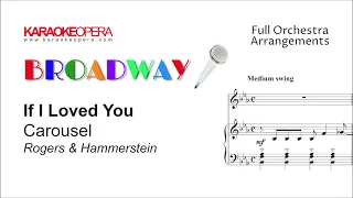 Broadway Series: If I Loved You-Carousel (Rodgers & Hammerstein) Orchestra only with score