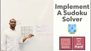 Implement A Sudoku Solver - Sudoku Solving Backtracking Algorithm ("Sudoku Solver" on LeetCode)
