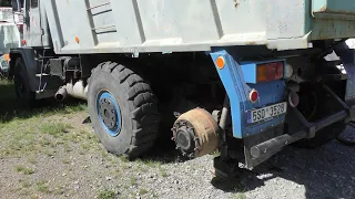 Tatra 162 Prototyp - výměna duše pneu