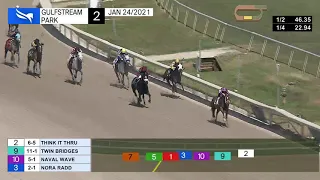 Gulfstream Park January 24, 2021 Race 2