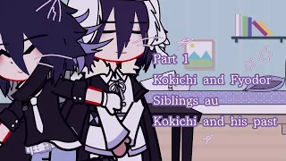 Part 1/Kokichi and Fyodor sibling au//story//au//non-canon//non-canon characters//littlebitcringe??/