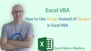 How to Use Arrays Instead of Ranges in Excel VBA