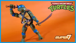Super7 Ultimates! Teenage Mutant Ninja Turtles LEONARDO Action Figure Review