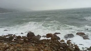 Oudekraal close to Camps Bay during another weather front in Cape Town