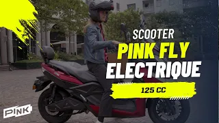 Maxi-scooter électrique Pink Fly 125 cc, pour rouler sur tous les axes !