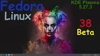 Fedora Linux 38 Beta (KDE Plasma 5.27.3)