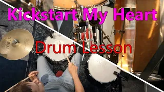 Kickstart My Heart Drum Tutorial - Mötley Crüe