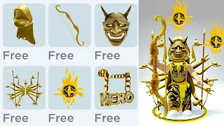 GET FREE ALL GOLDEN LUXURIOUS ITEMS IN ROBLOX!😲😵😲