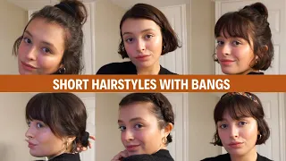 SHORT HAIRSTYLES WITH BANGS