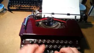 1936 Smith Corona 'Silent' typewriter