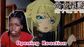 Saga of Tanya the Evil Opening 1 BLIND REACTION -WHAT IS THIS?-