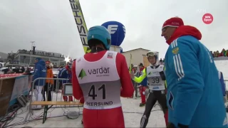 [HD] Dimitry Vassiliev 254m WORLD RECORD FALL Vikersund 2015