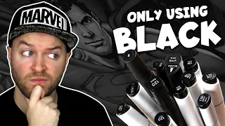 Coloring using ONLY BLACK - The IMPOSSIBLE Task !!