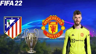 FIFA 22 | Atletico Madrid vs Manchester United - UEFA Champions League 2022 - Full Gameplay