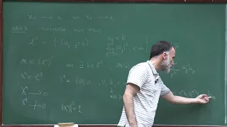 Doctorate program: Functional Analysis - Lecture 21: Weak convergence