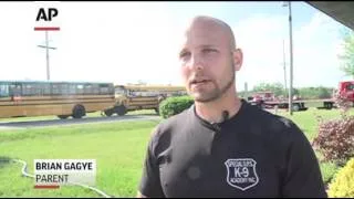 Chain-Reaction School Bus Crash Injures About 50