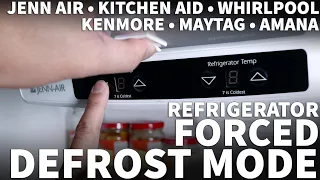 How to Force Defrost a Jenn Air Fridge - Fridge Not Defrosting Bottom Freezer Cold Refrigerator Warm