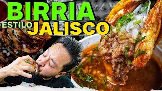 La MARAVILLOSA BIRRIA con TUÉTANO estilo Jalisco | TACOS de Birria CON CREMA ¿Los probarías?