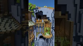Minecraft Cliff Edge Castle Build w/ Fan Music Far Lands