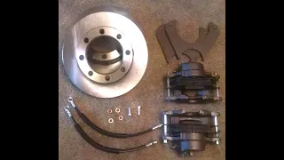 Lugnut 4x4 Dana 70 Disc Brake Kit install on 1971 Ford F350 DRW.