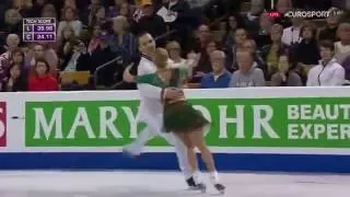 Tatiana and  Maxim Trankov skating on Bollywood Garba dance music for 2016 World Championship