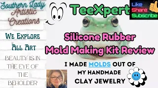 Make Jewelry & Frog Silicone Molds with TeeXpert NEW Silicone Rubber Mold Making Kit 🎨 UV Resin Pour