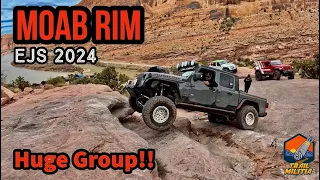 Moab Rim EJS 2024 we hang with the Motobilt Team 40+ Rigs