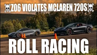 Mclaren 720S vs Z06 C7 Procharged