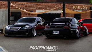 Stanced cars take over downtown OKC