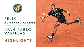 Félix Auger-Aliassime vs Juan Pablo Varillas - Round 1 Highlights I Roland-Garros 2022