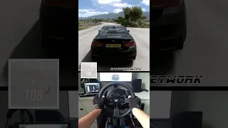 Drag Race BMW M4 GTS Forza Horizon 5 #shorts #steeringwheel #bmwm4gts