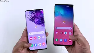 SAMSUNG S20 5G vs S10 Plus Speed Test & Ram Management