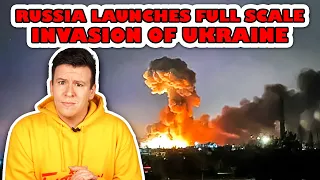 Russia Launches a Full Scale Invasion of Ukraine #Shorts