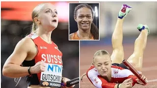 Swiss runner FALLS Before The Finish Line of 4x100 Relay