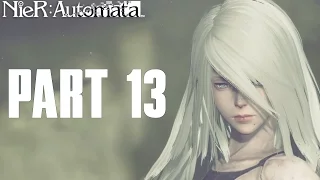 THE FOREST CASTLE and A2 | NieR Automata Part 13 - 2B Campaign Gameplay Walkthrough (PS4 PC HD)