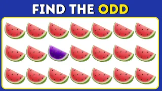 Find the ODD One Out | Emoji Quiz | Easy, Medium, Hard Levels