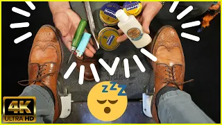 Experience THE BEST Shoe Shine!? | Angelo Shoe Shine ASMR