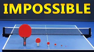 World's Smallest Ping Pong Rackets