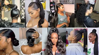 Sleek Ponytail Hairstyles Perfect for all hair types |trendy hair styles for all occasions|