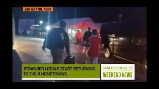 GMA Regional TV Weekend News: Stranded Locals Return Home